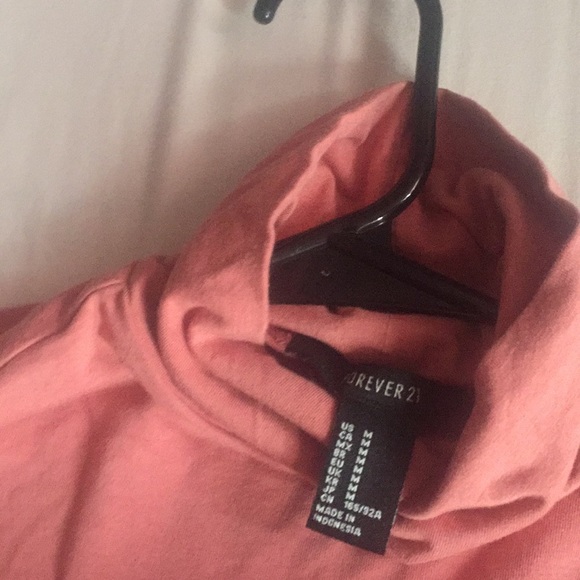 Pink Forever 21 turtle neck longsleve - Picture 2 of 3